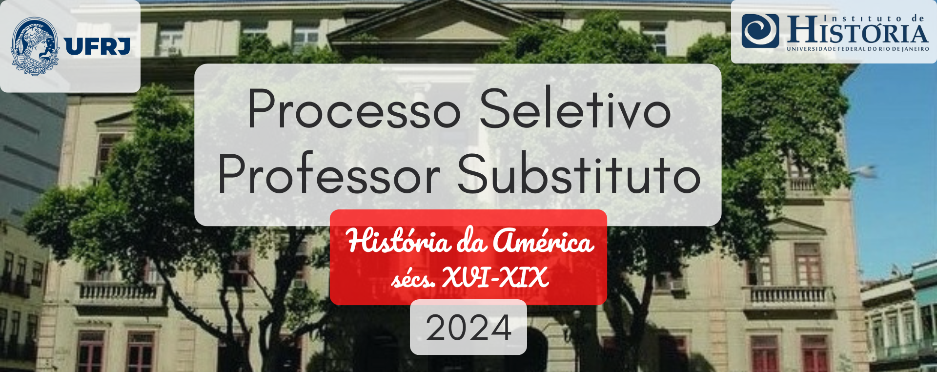 PSS Substitutos 2024 America banner