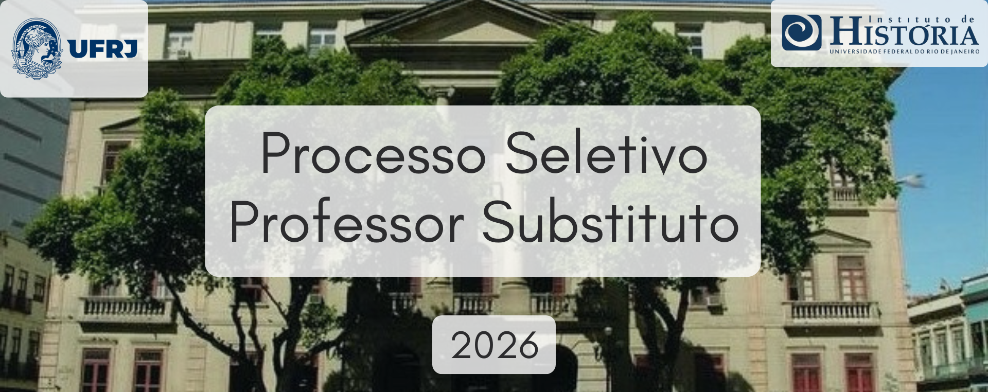 PSS Substituto 2026 banner